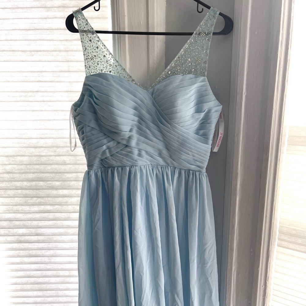 JJ’s House Blue Sparkly Dress (Bridesmaid)